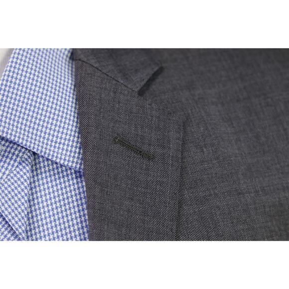 J Crew Mens Ludlow Solid Gray 2-Btn Wool Blazer Jacket 38R - Picture 5 of 9